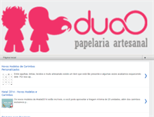 Tablet Screenshot of blog.duoo.com.br